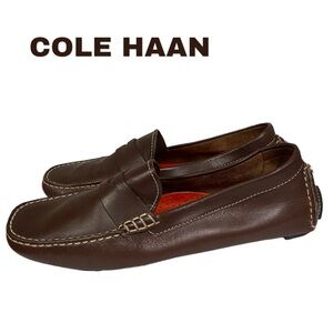 COLE HAAN Women's Trillby Driver Leather Driving Moccasins Loafers Flats 9